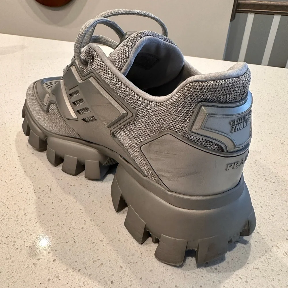 Prada Cloudbust Chunky Sneakers -Silver - Picture 5 of 12